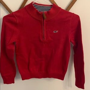 Vineyard Vines quarter zip sweater size 6 VGUC